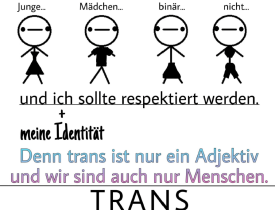 Transgender Menschen – Sei, wie du bist!