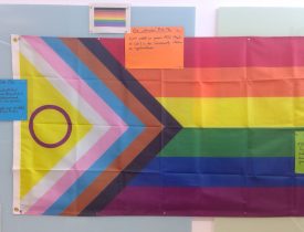 Flagge zeigen gegen Homo-, Bi-, Inter- und Transphobie