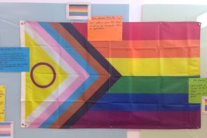 Flagge zeigen gegen Homo-, Bi-, Inter- und Transphobie
